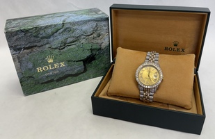 Rolex Datejust 18K Gold Jubilee Watch - 16233 - Oyster Perpetual - 36mm