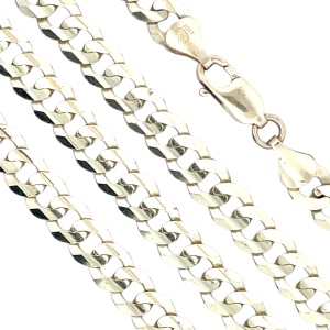 22" Curb Gold Chain 10k Yellow Gold 27.7g