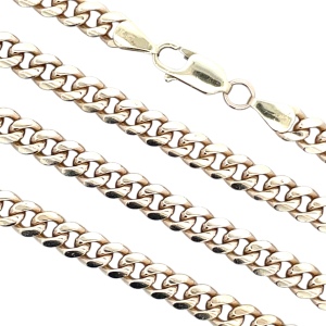 25" Cuban Gold Chain 10k Yellow Gold 44.7g