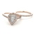 Multi Diamond Bridal Set 1.15ctw 14k Rose Gold 