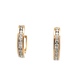 Diamond Hoop Earrings 0.66CTW 14K Yellow Gold 4.5g