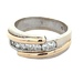 14K Two Tone 1/2CTW Diamond Band SZ:10