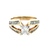 Ladies 14K Yellow Gold .71Ct Princess Diamond/1-1/3CTW Engagement Ring SZ:6