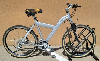 BMW Q3 24 Speed 18" Frame 21" Wheel Folding Bicycle