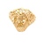 Gents 14K Yellow Gold Jesus Design Signet Ring SZ:13
