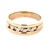 Gents 14K Yellow Gold 5-Diamond 1/4CTW Band SZ:11