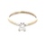 Ladies 14K White Gold 1/2Ct Princess Diamond Solitaire Engagement Ring SZ:9