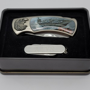 Navy Folding Knife Set W/Tin Box - Knife And Multi-Tool