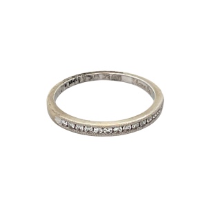 Ladies 1/4 Carat TW Diamond 14K White Gold Band