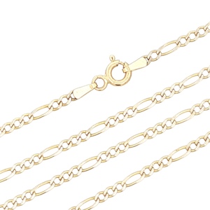 14K Yellow Gold 20 in. 2.0mm Figaro Link Chain 3.2g
