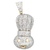 10K Yellow Gold 4.0CTW Diamond Iced Out Doughboy Pendant 14.8g