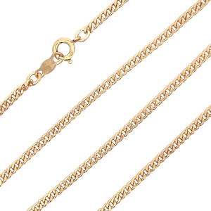 10K Yellow Gold 18 in. Fine Curb Link Chain
