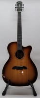 Alvarez AFH600CESHB Artist Herringbone Series Folk/OM Acoustic-Electric Guitar