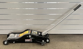 Black Jack T825010W Low Profile Floor Jack Black/Silver with Caster Wheels, 2.5 