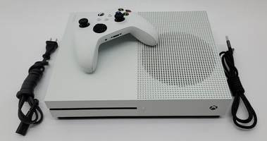 Microsoft Xbox One S 1TB Disc Version Console White w/ Controller