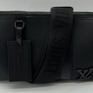 Louis Vuitton City Keepall Noir Obscur Aerogram Crossbody Bag