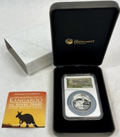 2013 Australian Kangaroo 1oz Silver Proof High Relief NGC PF70 Ultra Cameo