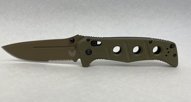 Benchmade Combat Folding Knife 275 Steel Green 