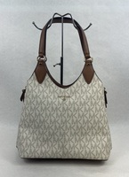 Michael Kors Beth MK Logo Ivory Tote