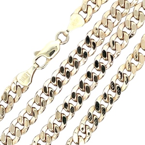 24" Cuban Gold Chain 10k Yellow Gold 16.8g 