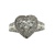 10k White Gold 1CTW Diamond Engagement Ring 4.6g 