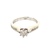 Ladies 14K White Gold .40Ct Diamond Solitaire Engagement Ring SZ:7