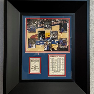 2008 Kansas Jayhawks Plaque 18 x 21"