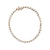 14k Yellow Gold .46 CTW Diamond Tennis Bracelet 6.2g