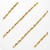 10K Yellow Gold 23 in. Diamond-Cut Rope Chain