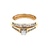 Ladies 14K Yellow Gold .65CTW Diamond Two-Piece Bridal Set SZ:7