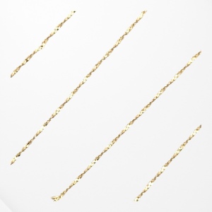 14K Yellow Gold 19 in. Twisted Serpentine Necklace