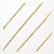 10K Yellow Gold 18.5 in. French Rope Chain