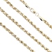 21" Gold Rope Chain 14k Yellow Gold 4g