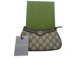 Gucci GG Ophidia Mini Beige Shoulder Bag Like New W/ Box