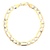 8.5" Figaro Gold Bracelet 14k Yellow Gold 11.9g