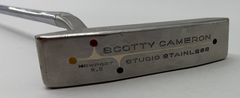 Titleist Scotty Cameron Studio Stainless 303 Newport 2.5 LH Putter 35" Lefty