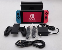Nintendo Switch HAC-001(-01) Console 32GB - V2 Red/Blue Joy-Con