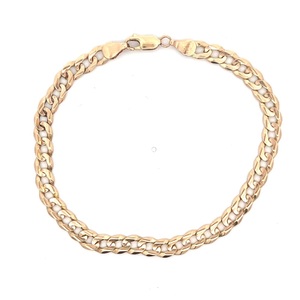 14K Yellow Gold 8-3/4 in. 6.0mm Curb Link Bracelet 10.0g