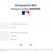 Alex Gordon Signed Baseball