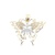 14K Yellow Gold 1-1/8 in. Butterfly Pendant