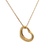 Tiffany & Co Elsa Peretti 18K Yellow Gold Open Heart Necklace