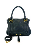 Chloe Small Marcie Bag In Grained Leather