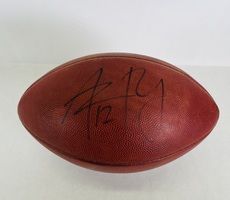 Aaron Rodgers Green Bay Wilson NFL Football With COA