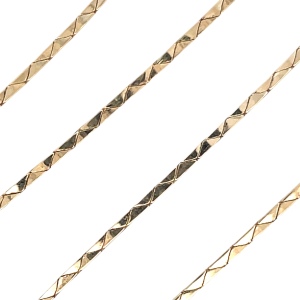 14K Yellow Gold 22 in. Serpentine Chain