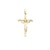 10K Yellow Gold 2 in. Crucifix Pendant 4.7g