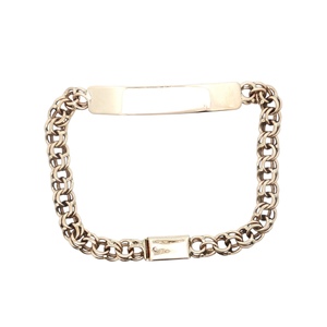 10K Yellow Gold  7.5 in. 8mm ID Bracelet 12.3g