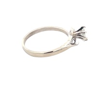 Ladies 14K White Gold .45 Ct Pear-Shape Diamond Solitaire Ring