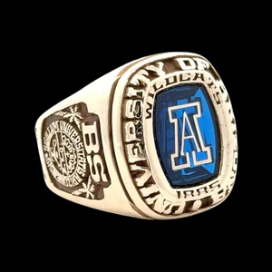 University of Arizona 1996 BS of Business 10KYG Class Ring SZ:10