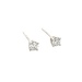 14K White Gold .30CTW Diamond Stud Earrings