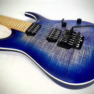 Ibanez RGAR42MFMT 6 String Electric Guitar - Blue Lagoon Burst Flat